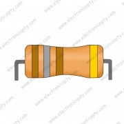 Resistencia 180 Ohm 1/4W - 5%